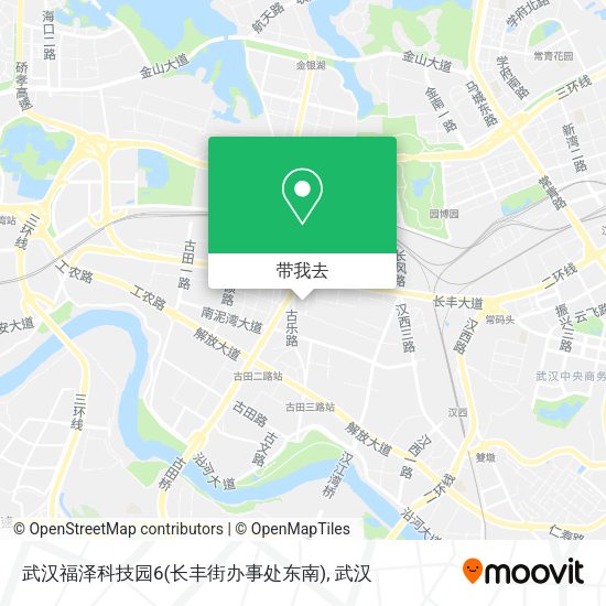 武汉福泽科技园6(长丰街办事处东南)地图