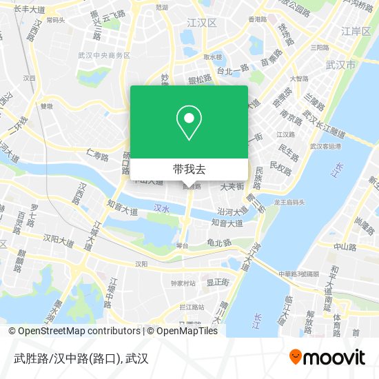 武胜路/汉中路(路口)地图