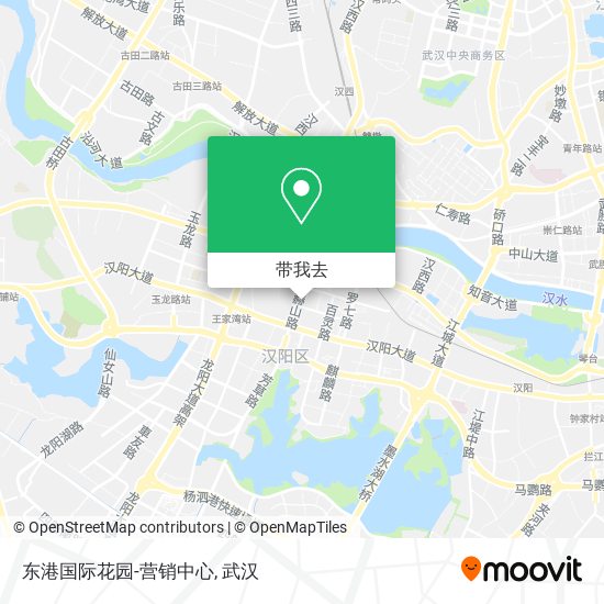 东港国际花园-营销中心地图
