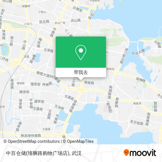 中百仓储(珞狮路购物广场店)地图