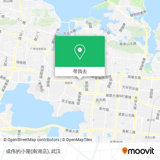 成伟的小屋(南湖店)地图
