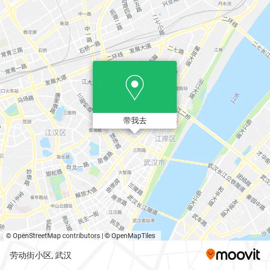 劳动街小区地图