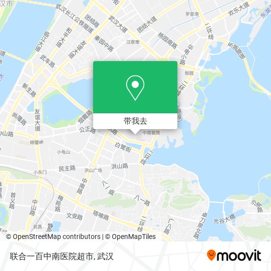 联合一百中南医院超市地图