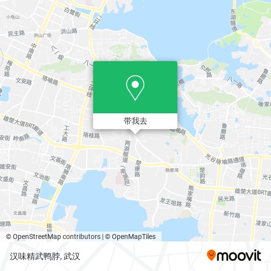 汉味精武鸭脖地图