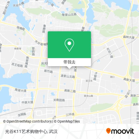 光谷K11艺术购物中心地图