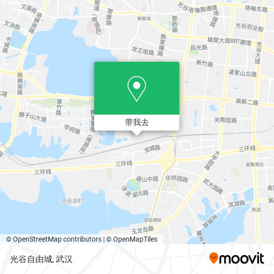 光谷自由城地图