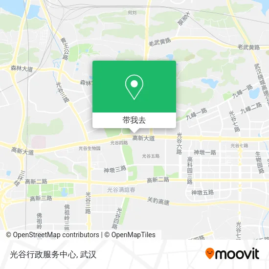 光谷行政服务中心地图