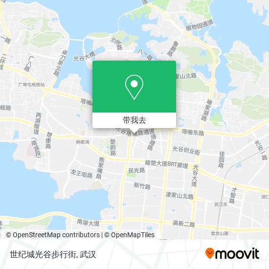 世纪城光谷步行街地图