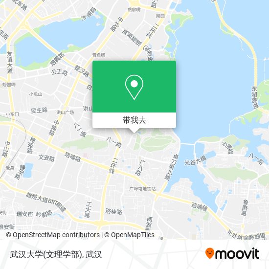 武汉大学(文理学部)地图