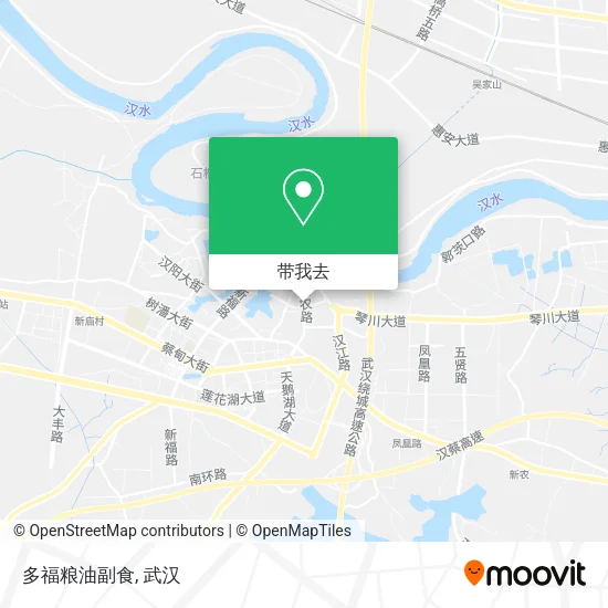 多福粮油副食地图