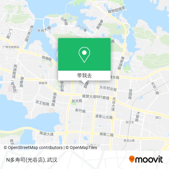 N多寿司(光谷店)地图
