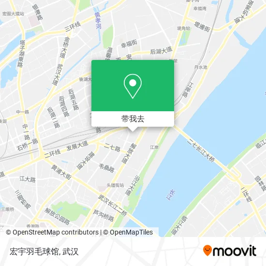 宏宇羽毛球馆地图