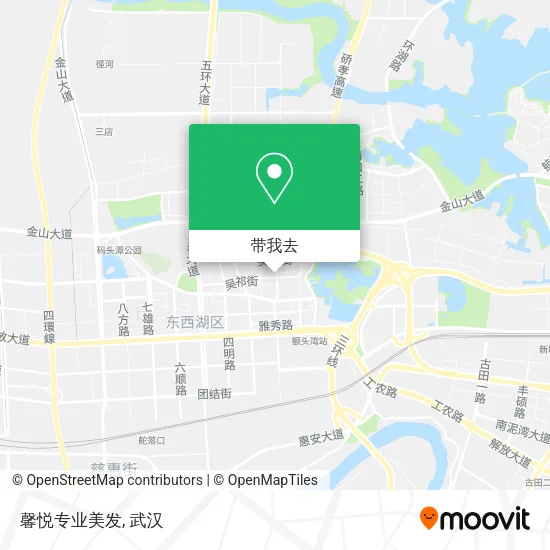 馨悦专业美发地图