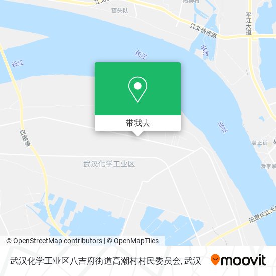 武汉化学工业区八吉府街道高潮村村民委员会地图