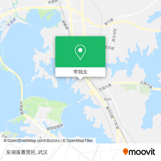 东湖落雁景区地图