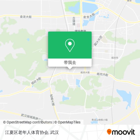 江夏区老年人体育协会地图