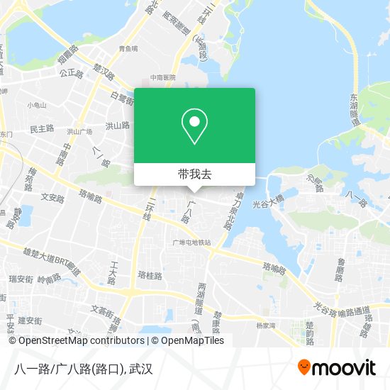 八一路/广八路(路口)地图