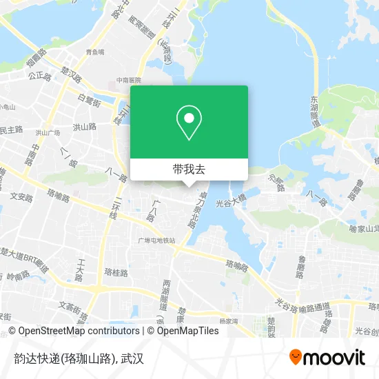 韵达快递(珞珈山路)地图