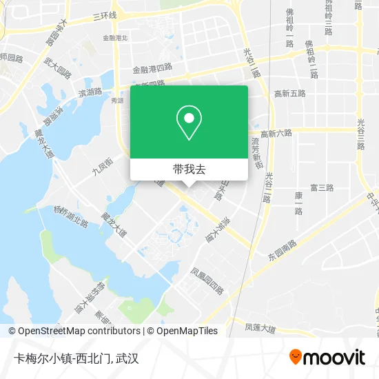 卡梅尔小镇-西北门地图