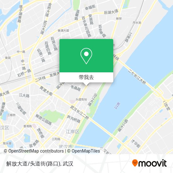 解放大道/头道街(路口)地图