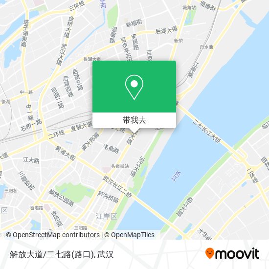 解放大道/二七路(路口)地图