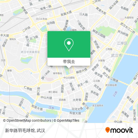新华路羽毛球馆地图