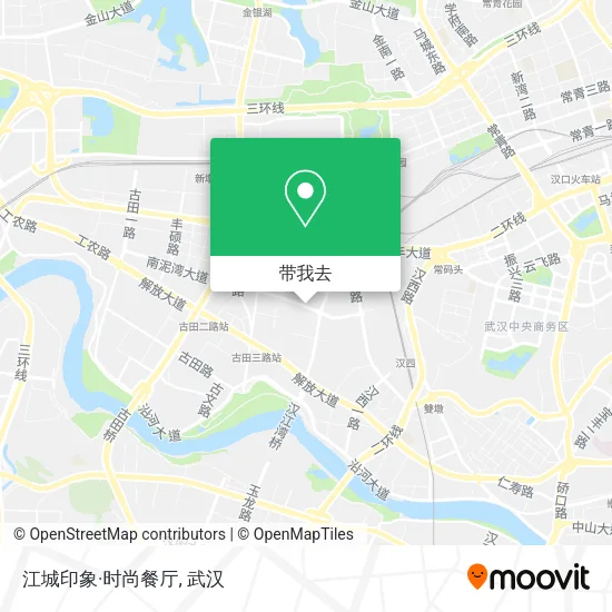 江城印象·时尚餐厅地图