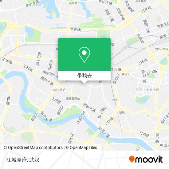 江城食府地图