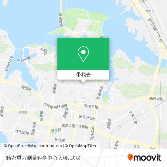 精密重力测量科学中心大楼地图