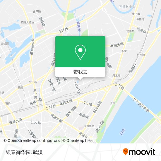 银泰御华园地图