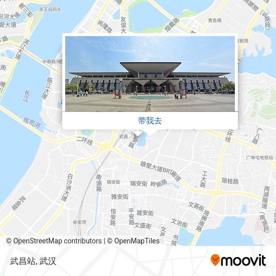 武昌站地图