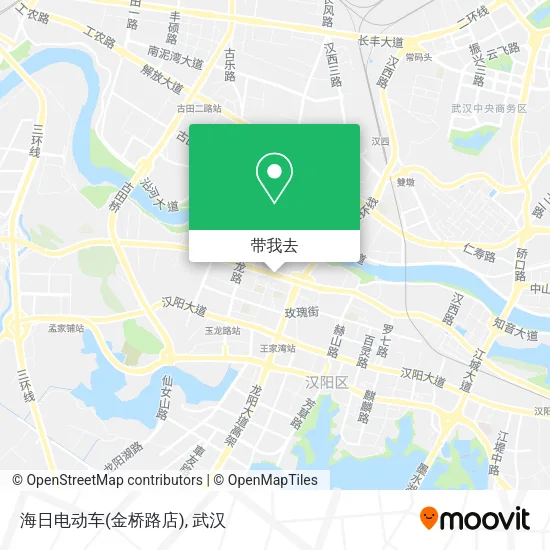 海日电动车(金桥路店)地图