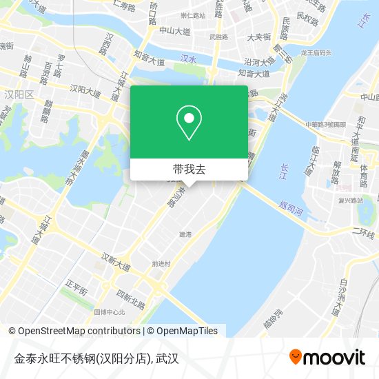 金泰永旺不锈钢(汉阳分店)地图