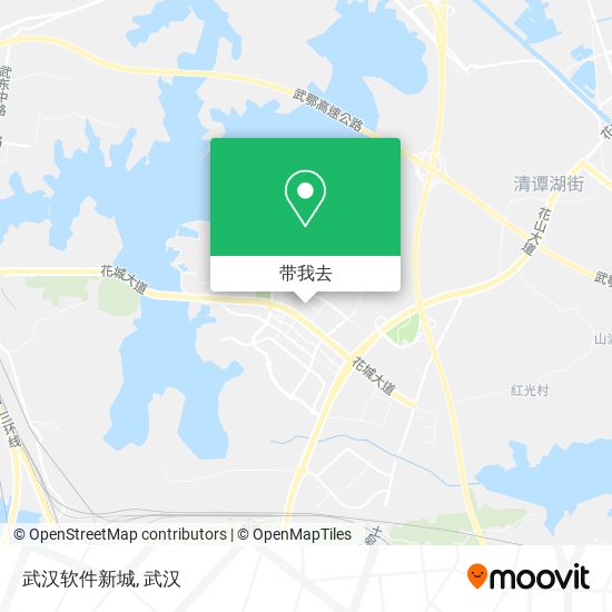 武汉软件新城地图