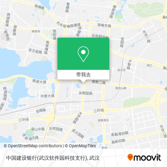 中国建设银行(武汉软件园科技支行)地图