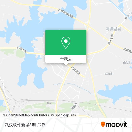 武汉软件新城3期地图