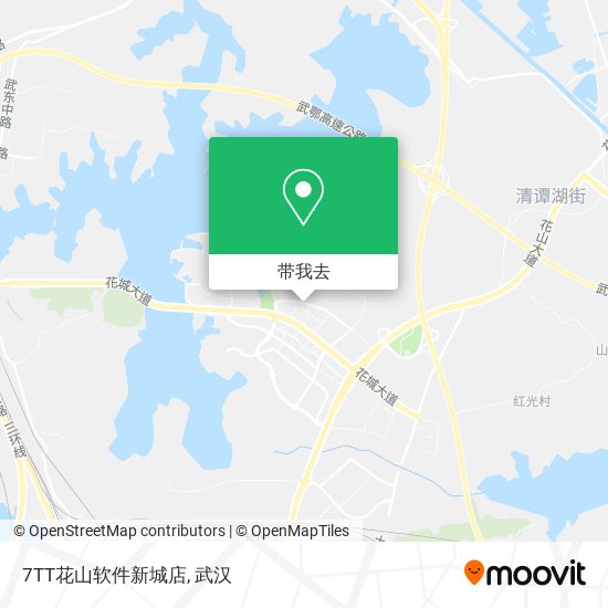 7TT花山软件新城店地图