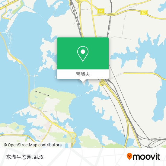 东湖生态园地图