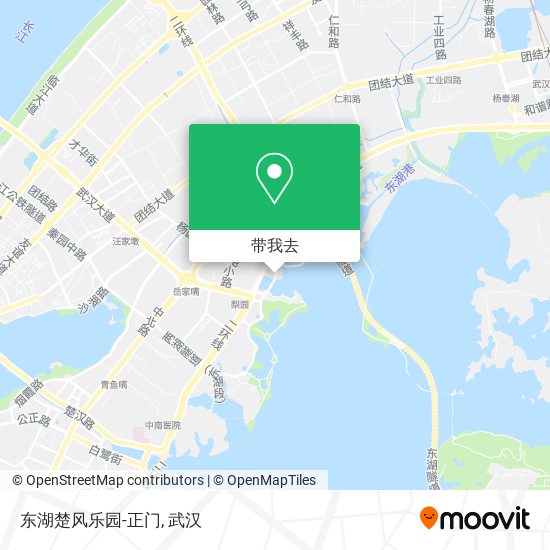 东湖楚风乐园-正门地图