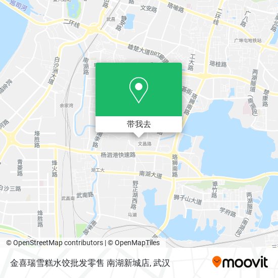 金喜瑞雪糕水饺批发零售 南湖新城店地图