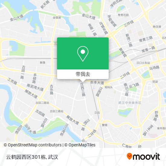 云鹤园西区301栋地图