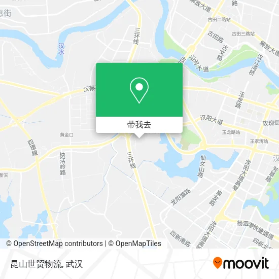 昆山世贸物流地图