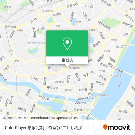 ColorPlayer 形象定制工作室(武广店)地图
