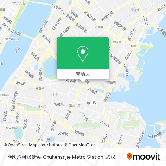 地铁楚河汉街站 Chuhehanjie Metro Station地图