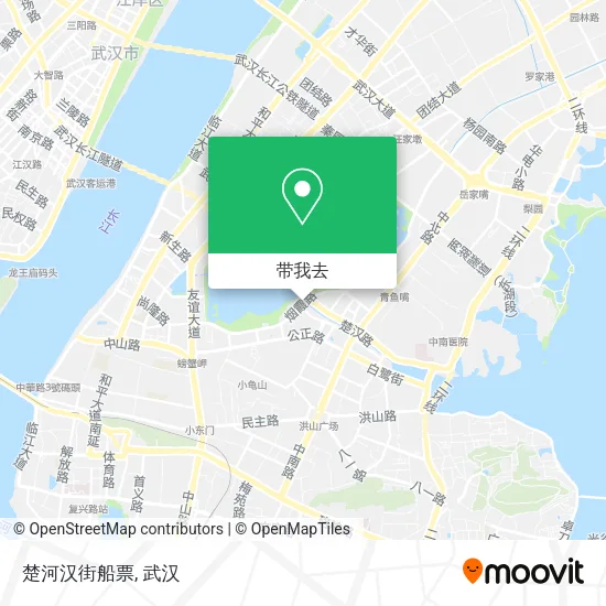 楚河汉街船票地图