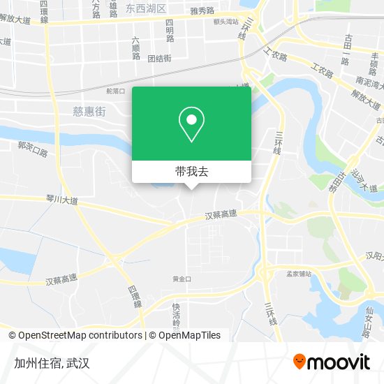 加州住宿地图