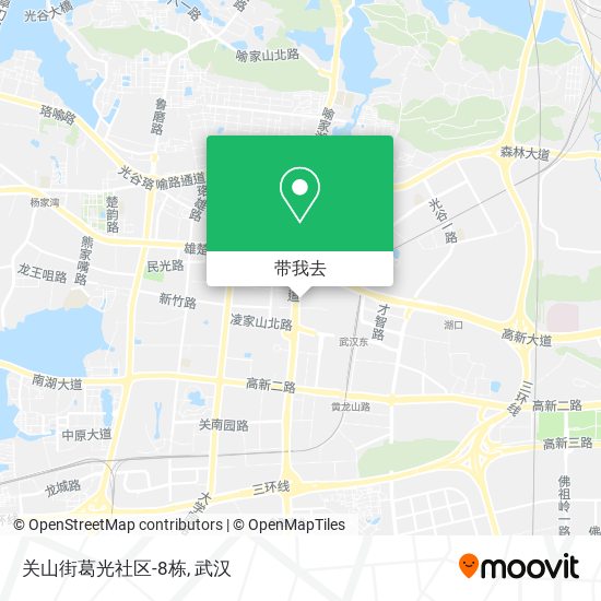 关山街葛光社区-8栋地图