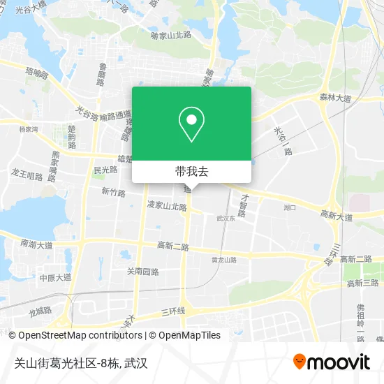 关山街葛光社区-8栋地图