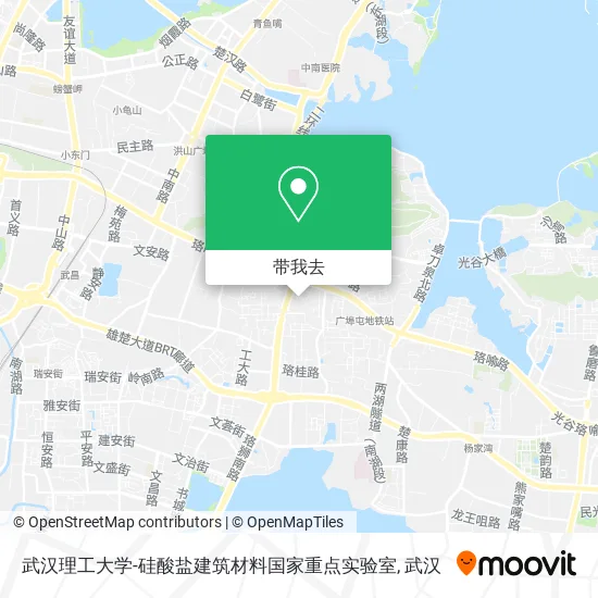 武汉理工大学-硅酸盐建筑材料国家重点实验室地图