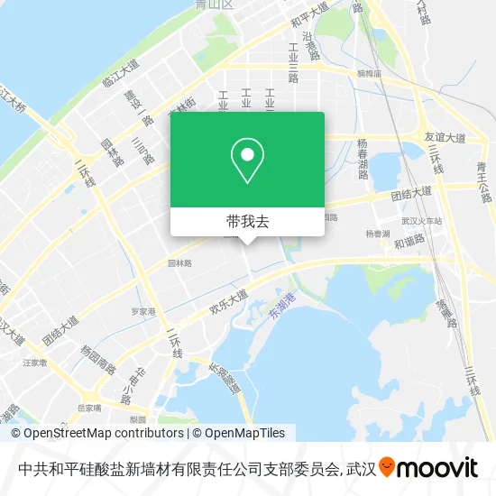 中共和平硅酸盐新墙材有限责任公司支部委员会地图